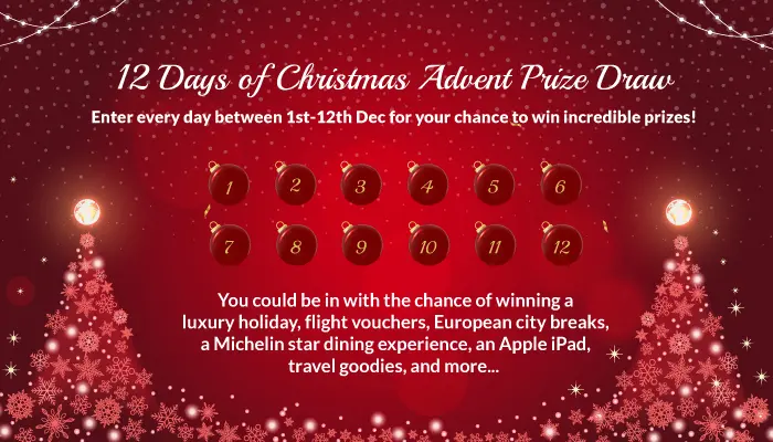 Win Holidays & Luxury Prizes with Brightsun Travel’s 12 Days of Christmas Advent Calendar